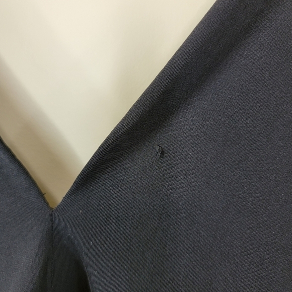 Moda International | Black Double V Body Con Dress Size Small - Picture 4 of 7